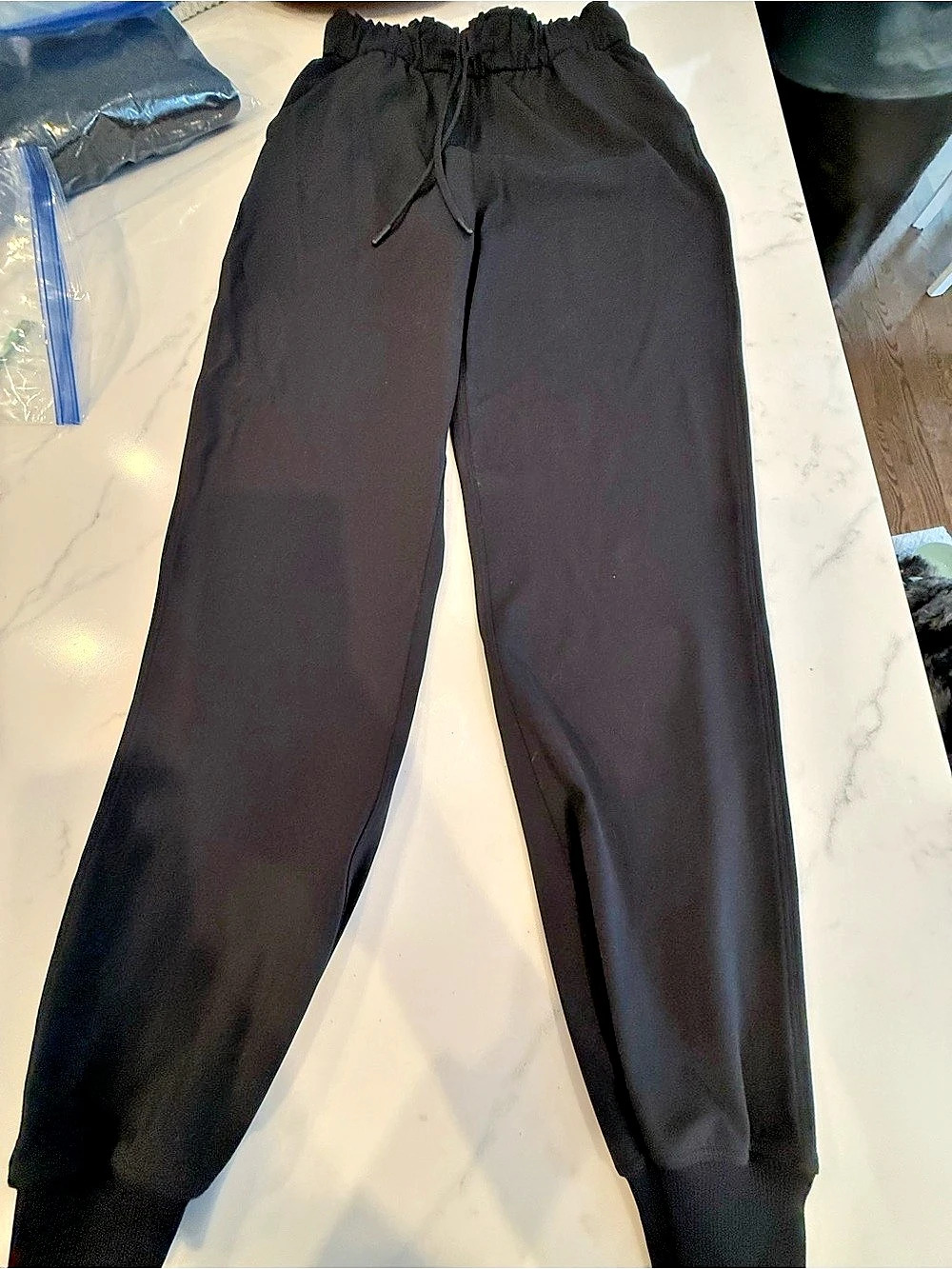 lululemon Black, wide, cropped Leggings Size 2